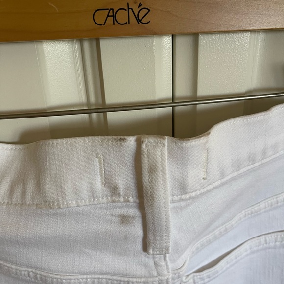 Madewell 10” High Rise Skinny Crop White Button-Front Denim Jeans 27 - Picture 9 of 9